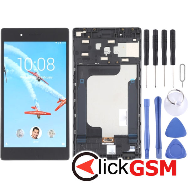 Piesa Display Cu Touchscreen Si Rama Negru Lenovo Tab 7 Essential 2410