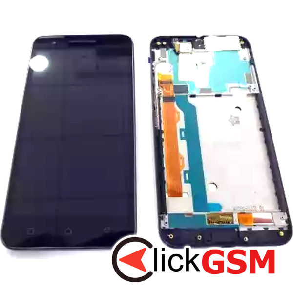 Piesa Piesa Display Cu Touchscreen Si Rama Negru Lenovo Vibe C2 Lte 1n56