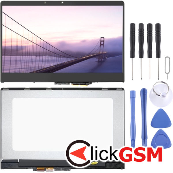 Piesa Display Cu Touchscreen Si Rama Negru Lenovo Yoga 246c