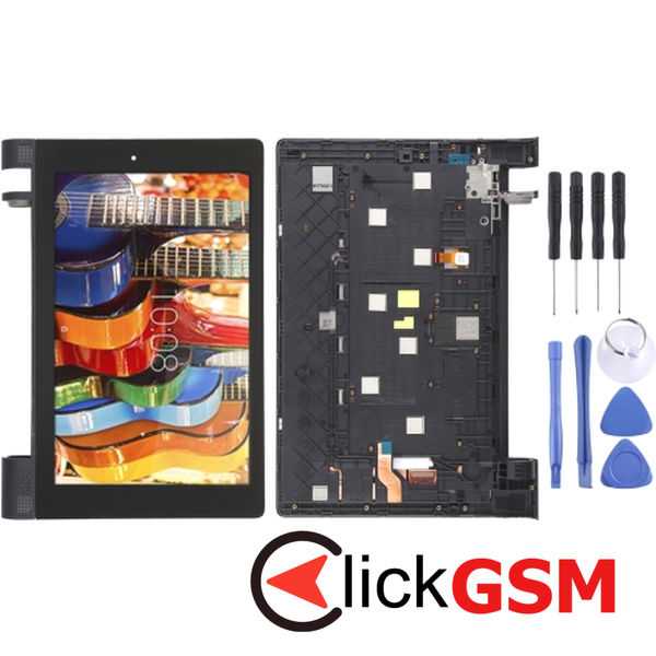 Piesa Display Cu Touchscreen Si Rama Negru Lenovo Yoga Tab 3 8 301f