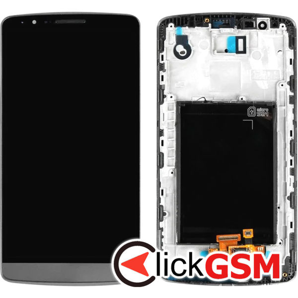 Piesa Display Cu Touchscreen Si Rama Negru Lg G3 4sr7