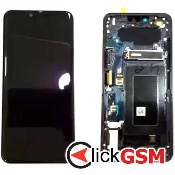 Piesa Display Cu Touchscreen Si Rama Negru Lg G8 Thinq 1gio