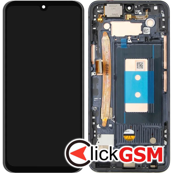 Piesa Display Cu Touchscreen Si Rama Negru Lg G8x Thinq 4su0