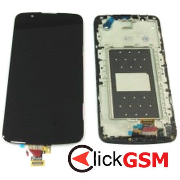 Piesa Display Cu Touchscreen Si Rama Negru Lg K10 1h2q