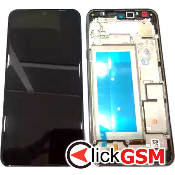 Piesa Piesa Display Cu Touchscreen Si Rama Negru Lg K50 1i62