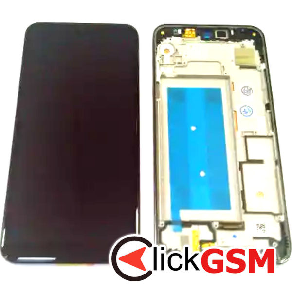 Piesa Display Cu Touchscreen Si Rama Negru Lg K50 1i63