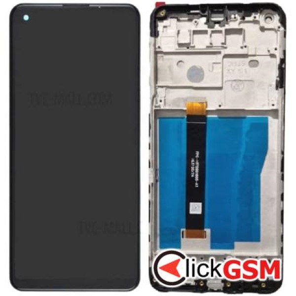 Piesa Display Cu Touchscreen Si Rama Negru Lg K51s 31x1