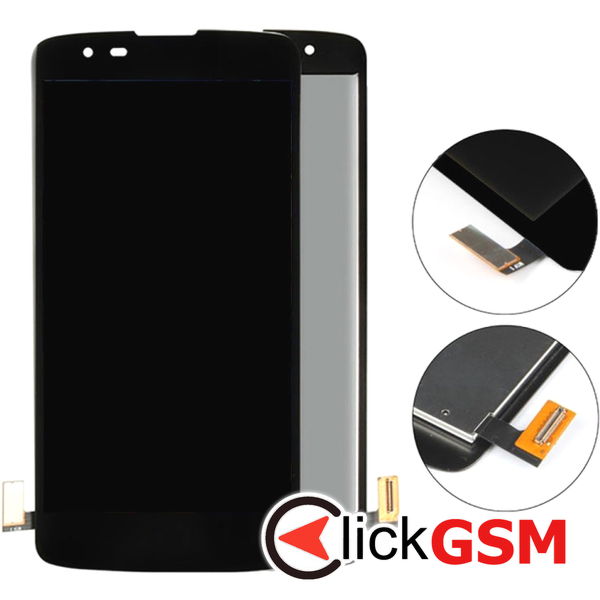 Piesa Piesa Display Cu Touchscreen Si Rama Negru Lg K8 26g9