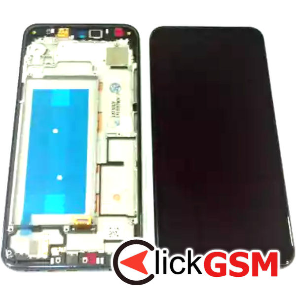 Piesa Display Cu Touchscreen Si Rama Negru Lg Q60 2pal