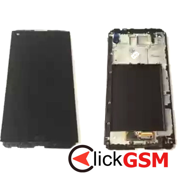 Piesa Display Cu Touchscreen Si Rama Negru Lg V20 1y2a