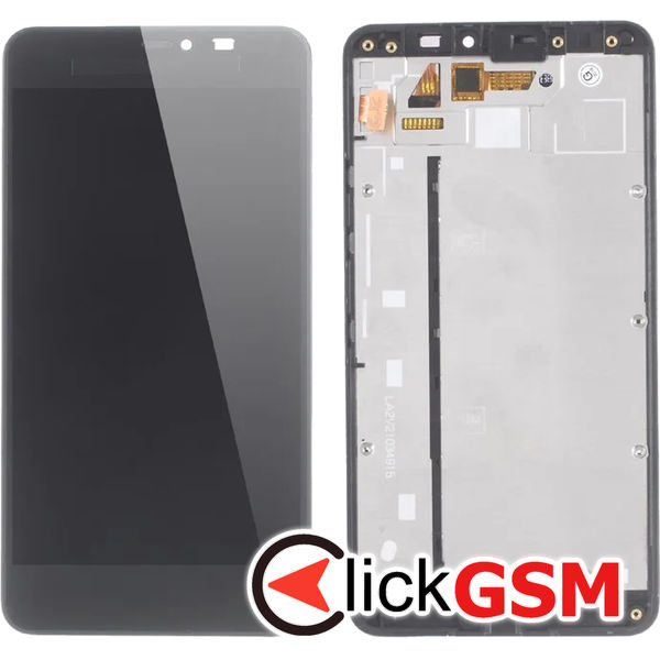 Piesa Display Cu Touchscreen Si Rama Negru Microsoft Lumia 640 Xl 4qvr