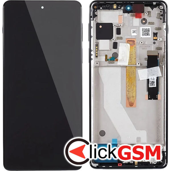 Piesa Piesa Display Cu Touchscreen Si Rama Negru Motorola Edge 20 Pro 4sz2