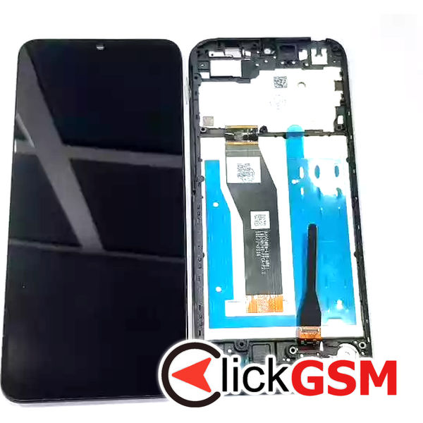 Piesa Display Cu Touchscreen Si Rama Negru Motorola Moto E13 31k0