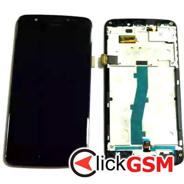 Piesa Piesa Display Cu Touchscreen Si Rama Negru Motorola Moto E4 31lf