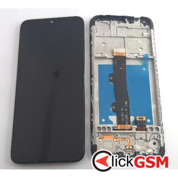 Piesa Display Cu Touchscreen Si Rama Negru Motorola Moto E7 31xa