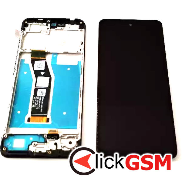 Piesa Display Cu Touchscreen Si Rama Negru Motorola Moto G04 3itv