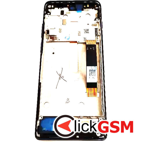 Piesa Display Cu Touchscreen Si Rama Negru Motorola Moto G200 5g 31my