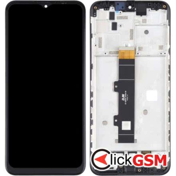 Piesa Display Cu Touchscreen Si Rama Negru Motorola Moto G30 1svy