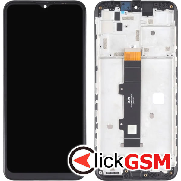 Piesa Display Cu Touchscreen Si Rama Negru Motorola Moto G30 4t2w