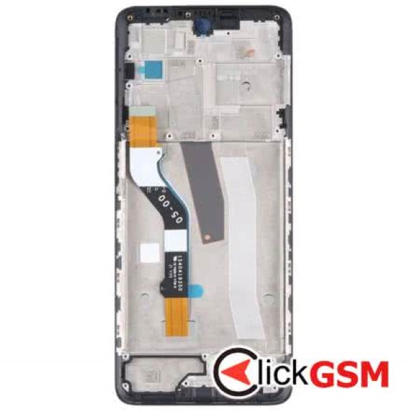 Piesa Display Cu Touchscreen Si Rama Negru Motorola Moto G51 5g 2vm0