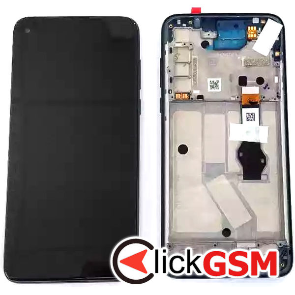 Piesa Piesa Display Cu Touchscreen Si Rama Negru Motorola Moto G8 Power 31mc