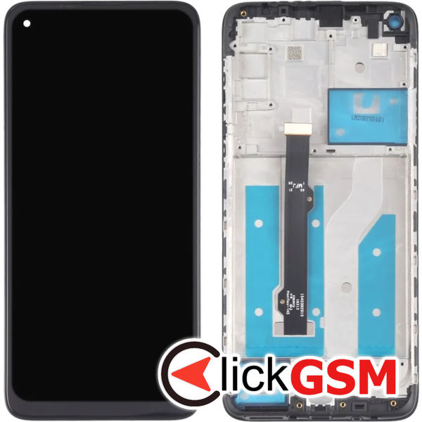 Piesa Display Cu Touchscreen Si Rama Negru Motorola Moto G8 Power 4t5y