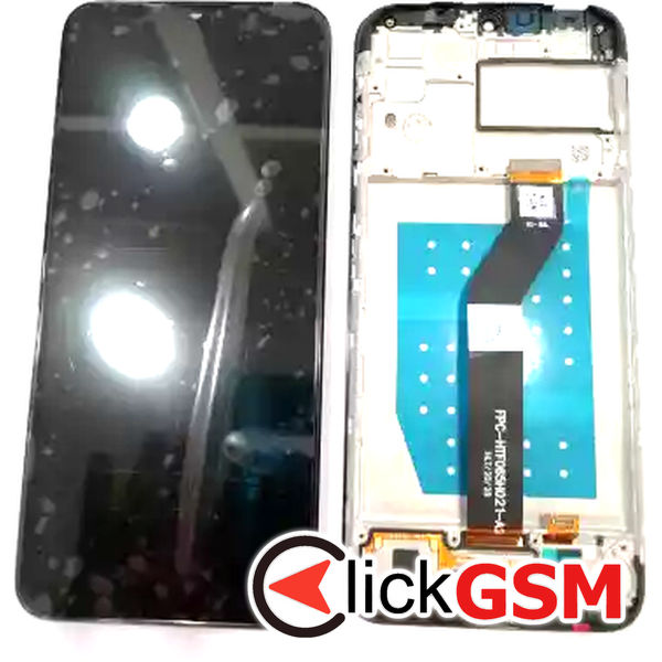 Piesa Piesa Display Cu Touchscreen Si Rama Negru Motorola Moto G8 Power Lite 31j0