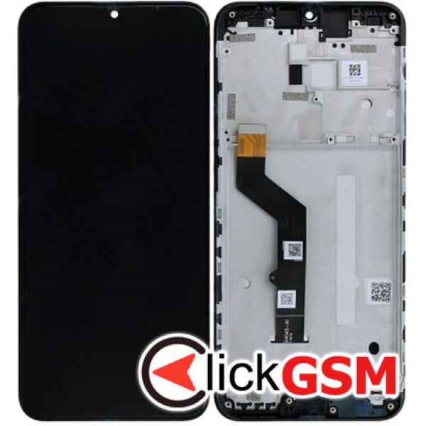 Piesa Piesa Display Cu Touchscreen Si Rama Negru Motorola Moto G9 Play 128o