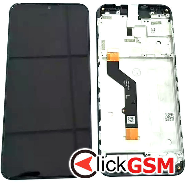 Piesa Piesa Display Cu Touchscreen Si Rama Negru Motorola Moto G9 Play 31ic