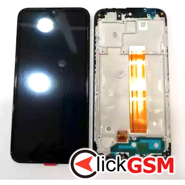 Piesa Display Cu Touchscreen Si Rama Negru Nokia 2.2 24cb