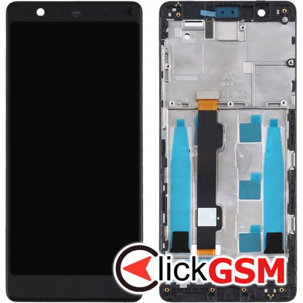 Piesa Display Cu Touchscreen Si Rama Negru Nokia 5.1 4t9y