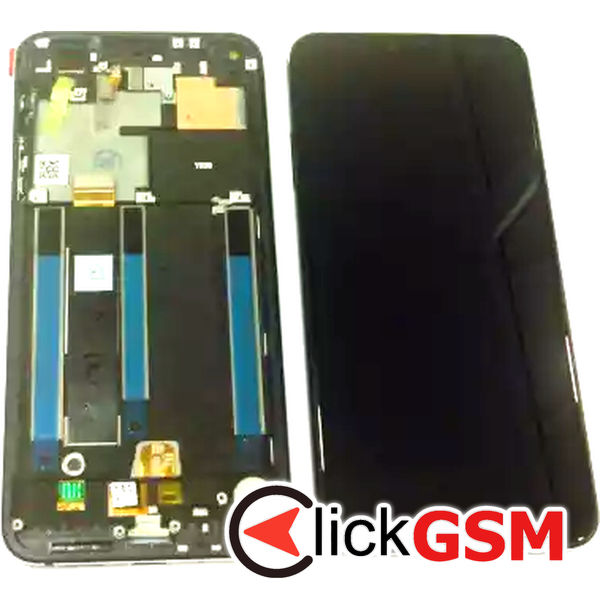 Piesa Display Cu Touchscreen Si Rama Negru Nokia 7.1 224c