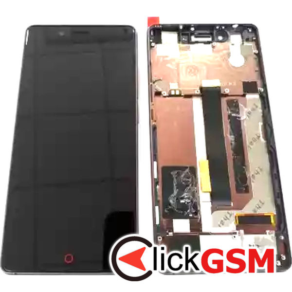 Piesa Piesa Display Cu Touchscreen Si Rama Negru Nubia Z11 2n7a