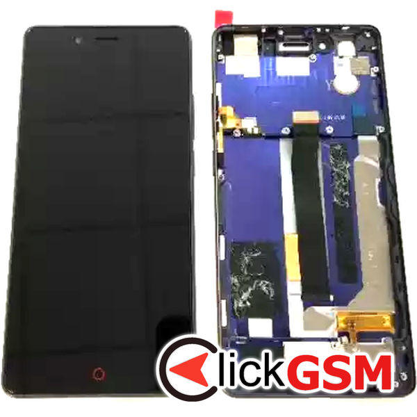 Piesa Piesa Display Cu Touchscreen Si Rama Negru Nubia Z11 2n7b