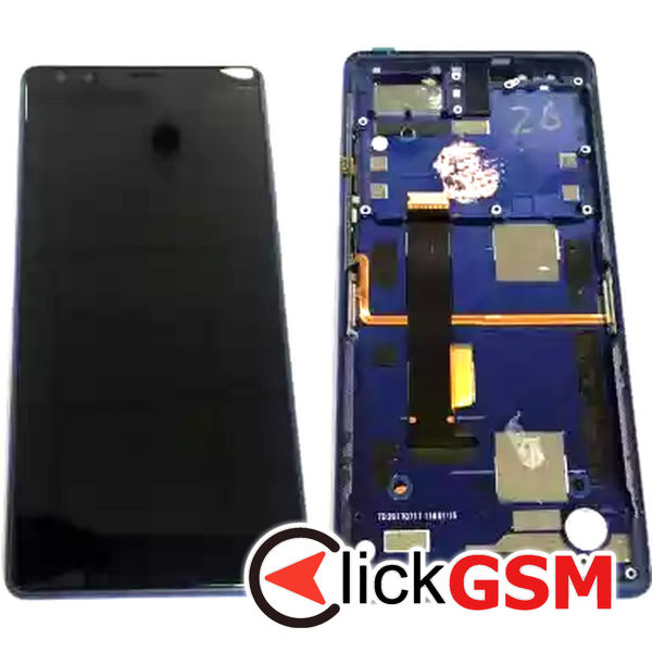 Piesa Display Cu Touchscreen Si Rama Negru Nubia Z17s 2n02