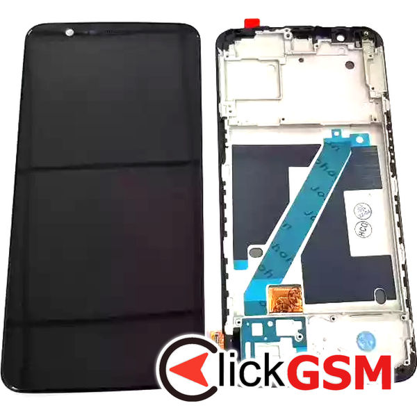 Piesa Display Cu Touchscreen Si Rama Negru Oneplus 5t 25am