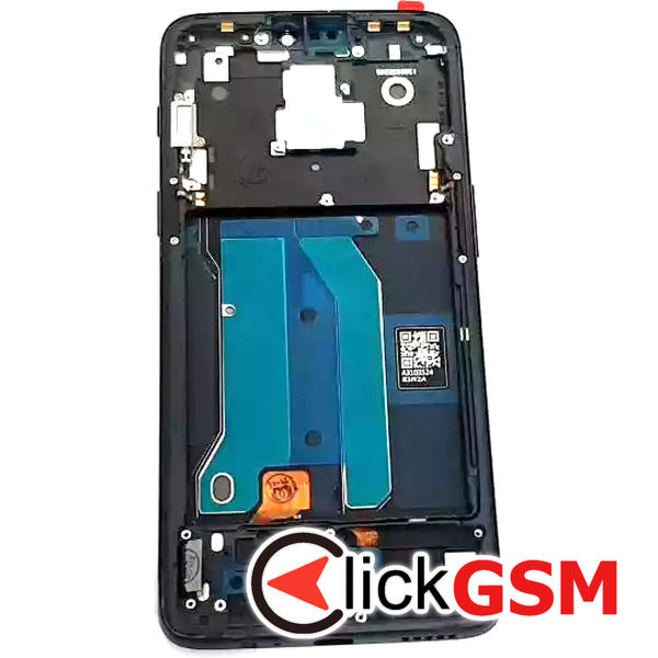 Piesa Display Cu Touchscreen Si Rama Negru Oneplus 6 3bhm