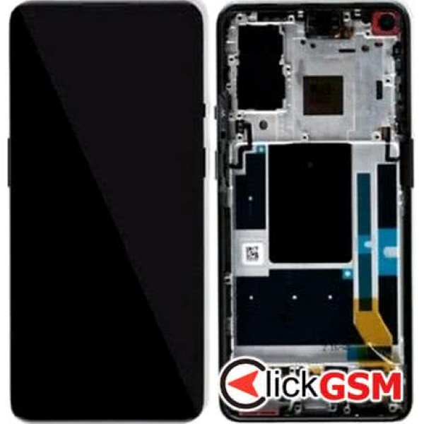 Piesa Display Cu Touchscreen Si Rama Negru Oneplus 9 1msg