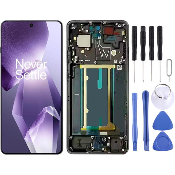 OnePlus Ace 5 Pro · For OnePlus Ace 5 Pro PKR110 LCD Screen Digitizer Full Assembly with Frame (Black)