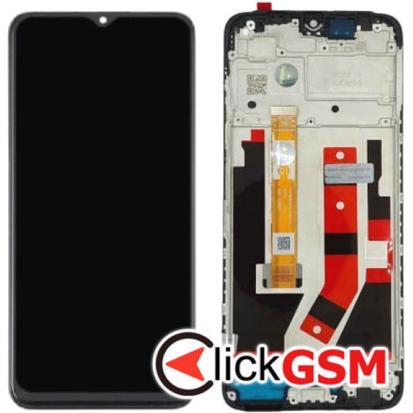 Piesa Piesa Display Cu Touchscreen Si Rama Negru Oppo A38 3fx8