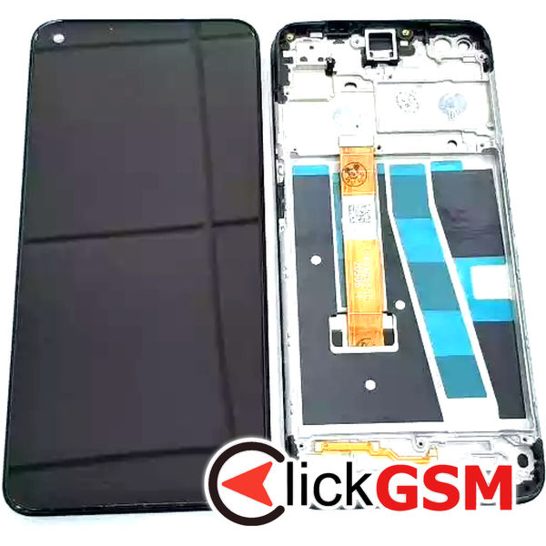 Piesa Piesa Display Cu Touchscreen Si Rama Negru Oppo A52 2q9f