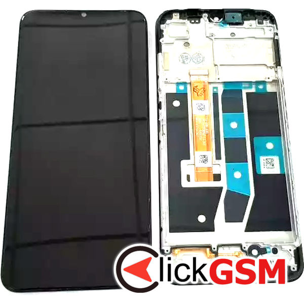 Piesa Display Cu Touchscreen Si Rama Negru Oppo A54s 2q99