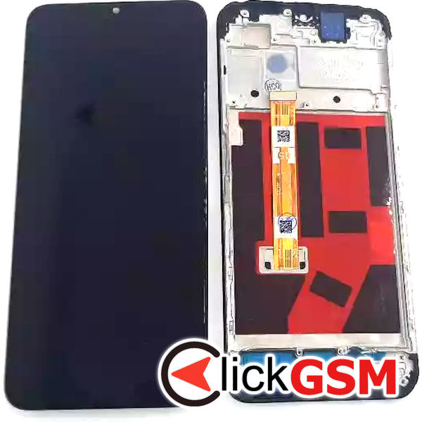 Piesa Piesa Display Cu Touchscreen Si Rama Negru Oppo A57 4g 2q97