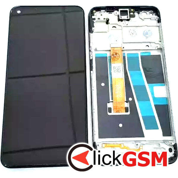 Piesa Piesa Display Cu Touchscreen Si Rama Negru Oppo A72 5g 2q93