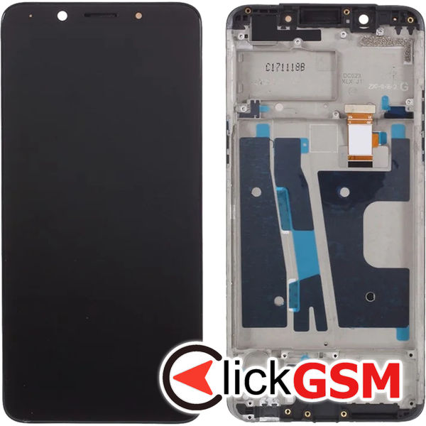 Piesa Display Cu Touchscreen Si Rama Negru Oppo A73 4tzs