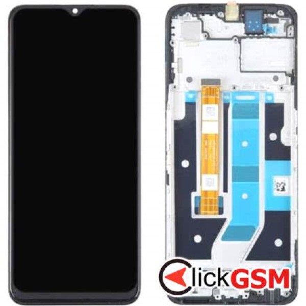 Piesa Display Cu Touchscreen Si Rama Negru Oppo A78 5g 31xb