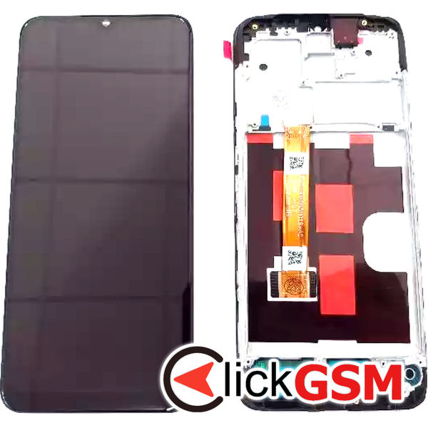 Piesa Piesa Display Cu Touchscreen Si Rama Negru Oppo A9 2020 2q8n