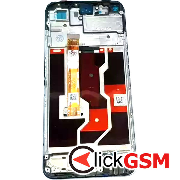 Piesa Display Cu Touchscreen Si Rama Negru Oppo A96 2q8e