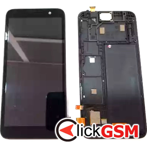 Piesa Piesa Display Cu Touchscreen Si Rama Negru Portocaliu Alcatel 1 2k73