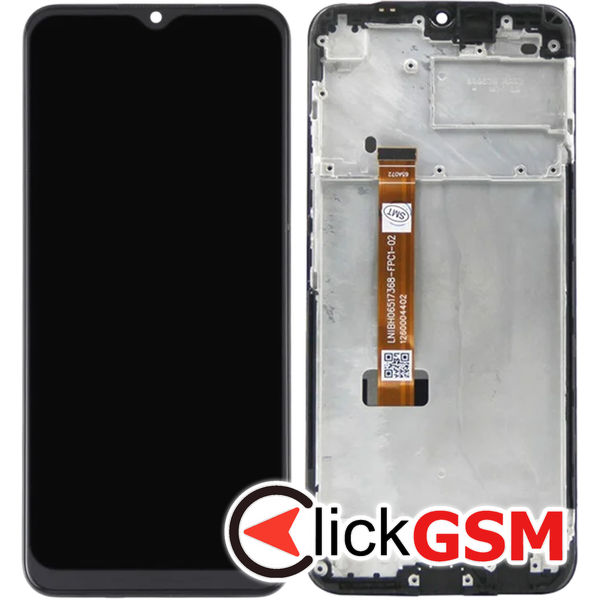 Piesa Display Cu Touchscreen Si Rama Negru Realme C17 4usa